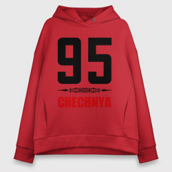 Женское худи Oversize хлопок 95 Чечня