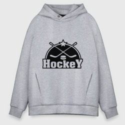 Мужское худи Oversize хлопок Hockey Хоккей