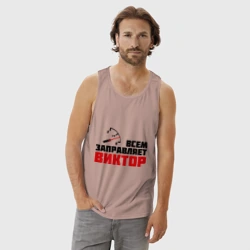 Мужская майка хлопок Заправляет Виктор - фото 2