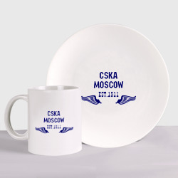 Набор: тарелка + кружка CSKA Moscow