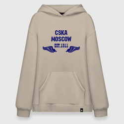 Худи SuperOversize хлопок CSKA Moscow