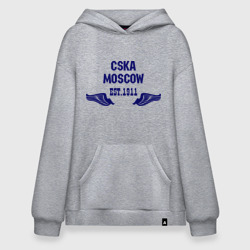 Худи SuperOversize хлопок CSKA Moscow