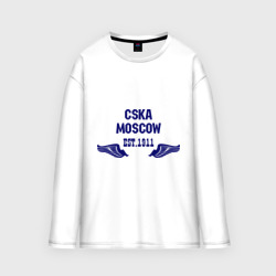 Мужской лонгслив oversize хлопок CSKA Moscow