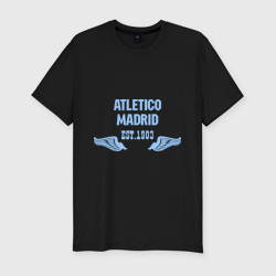 Мужская футболка хлопок Slim Atletico Madrid Атлетико Мадрид