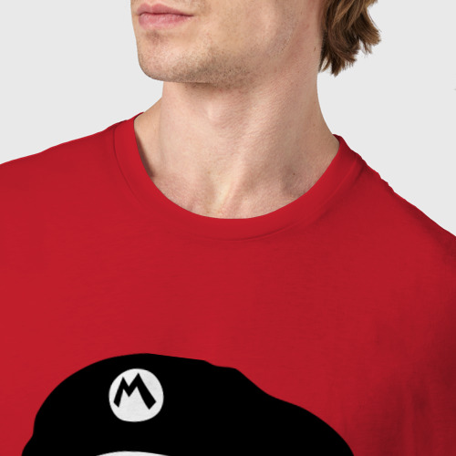 Мужская футболка хлопок Che Mario, цвет красный - фото 6