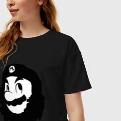 Женская футболка хлопок Oversize Che Mario - фото 2
