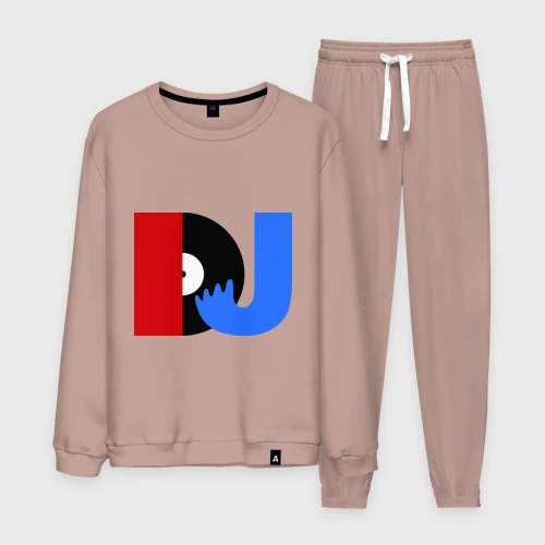 Мужской костюм хлопок DJ vinyl