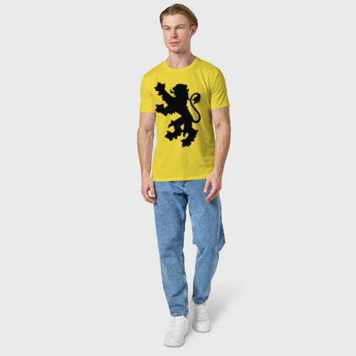 Мужская футболка хлопок The Elder Scrolls Online, цвет желтый - фото 5