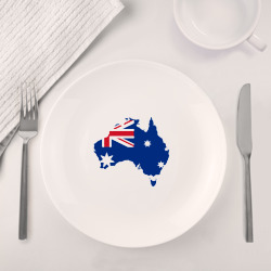 Набор: тарелка + кружка Флаг Австралии - фото 2