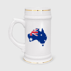 Кружка пивная Флаг Австралии