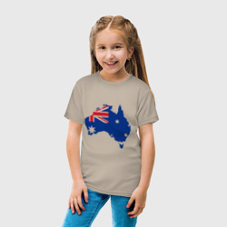 Детская футболка хлопок Флаг Австралии - фото 2