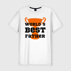 Мужская футболка хлопок Slim World`s best father