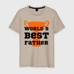 Мужская футболка хлопок World`s best father