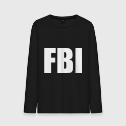 Мужской лонгслив хлопок FBI