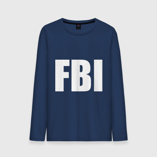 Мужской лонгслив хлопок FBI