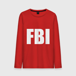 Мужской лонгслив хлопок FBI