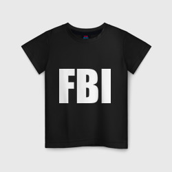 Детская футболка хлопок FBI