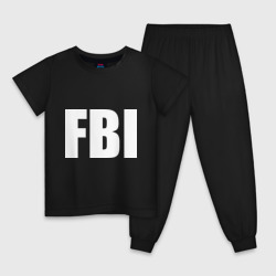 Детская пижама хлопок FBI