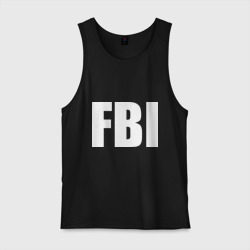 Мужская майка хлопок FBI