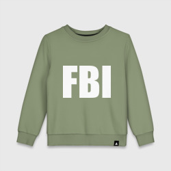 Детский свитшот хлопок FBI