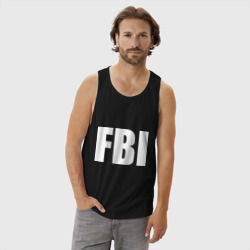 Мужская майка хлопок FBI - фото 2