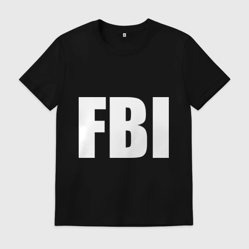 Мужская футболка хлопок FBI