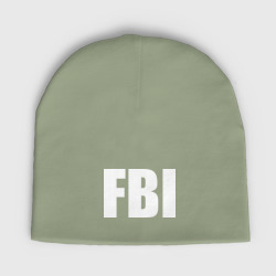 Женская шапка демисезонная FBI
