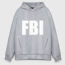 Мужское худи Oversize хлопок FBI