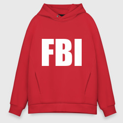 Мужское худи Oversize хлопок FBI