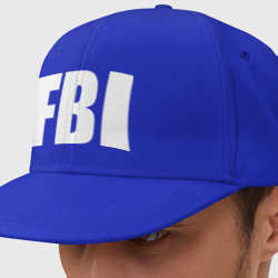 Кепка снепбек с прямым козырьком FBI
