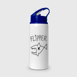 Бутылка для воды с трубочкой Flipper