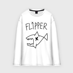 Женский лонгслив oversize хлопок Flipper