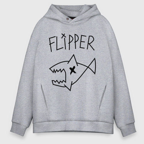 Мужское худи Oversize хлопок Flipper, цвет меланж