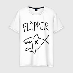 Flipper – Мужская футболка хлопок с принтом купить со скидкой в -20%