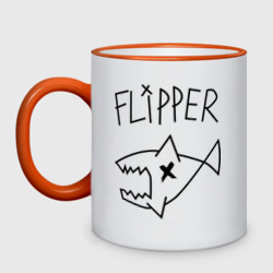 Кружка двухцветная Flipper