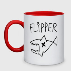 Кружка двухцветная Flipper