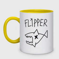 Кружка двухцветная Flipper