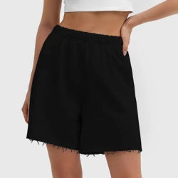 Женские шорты oversize футер хлопок Ronaldo 7 - фото 2