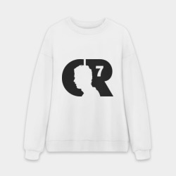 Мужской свитшот oversize без начеса хлопок Ronaldo 7