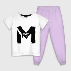 Детская пижама с белой футболкой М значит Макс