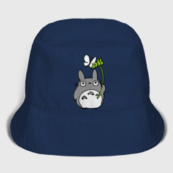 Женская панама хлопок Totoro и бабочка