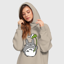 Платье-худи хлопок Totoro и бабочка - фото 2