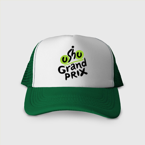 Кепка тракер с сеткой VELO grand prix, цвет зеленый