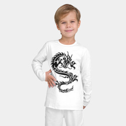 Детская пижама с лонгсливом хлопок Дракон орнамент - фото 2