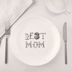 Набор: тарелка + кружка Лучшая мама - фото 2
