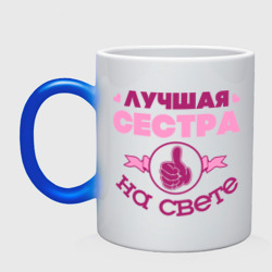 Кружка хамелеон Лучшая сестра