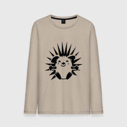 Мужской лонгслив хлопок Веселый ёжик