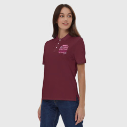 Женское поло хлопок Классная бабушка - фото 2