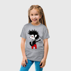 Детская футболка хлопок Ежик рок музыкант - фото 2