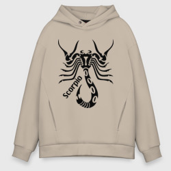 Мужское худи Oversize хлопок Scorpio